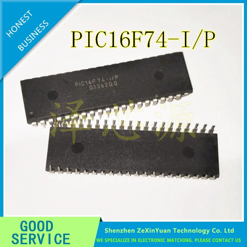 5PCS 10PCS  PIC16F74-I/P PIC16F74-I P PIC16F74 DIP-40 MICROCONTROLLER Best quality