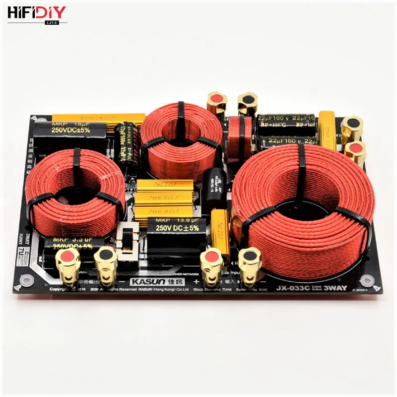 HIFIDIY مرحبا نهاية JX-033C 3 طريقة 3 وحدة اللغة (مكبر + منتصف + باس) ايفي المنزل مكبرات الصوت تردد مقسم كروس مرشحات