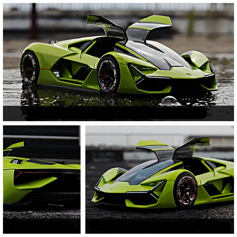 1:24 Bburago Lamborghini Terzo Millennio Concept Sports Car Model Diecast Metal Toy Vehicles Car Model Simulation Childrens Gift