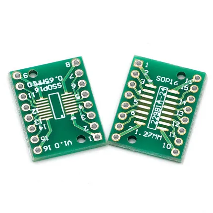 10PCS PCB Board SMD Turn To DIP SOP MSOP SSOP TSSOP SOT23 SOP8 SOP14 SOP16 SOP-8 10 SOP-14 SOP-16 SOP-20 24 SOP-28 SMT To DIP