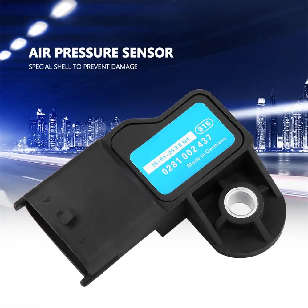 0281002437 ABS Map Manifold Air Pressure Turbo Boost Sensor Fit For Vauxhall Opel Fiat Zafira Bosch Air Pressure Sensor For Cars