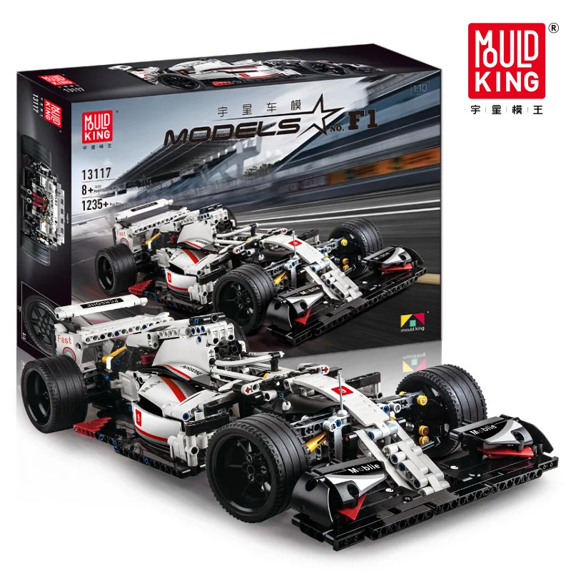 

In Stock High-Tech The Formula one F1 1:8 Racing Car Set Model 1235pcs Building Blocks Bricks Toys for Children Gifts MOC-31313