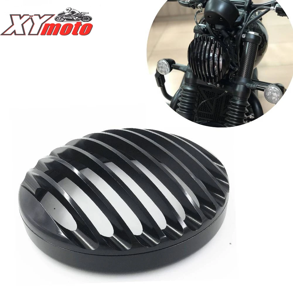 Black Shallow Cut Headlight Grill Cover For Triumph Bobber black 2017-2020 Model