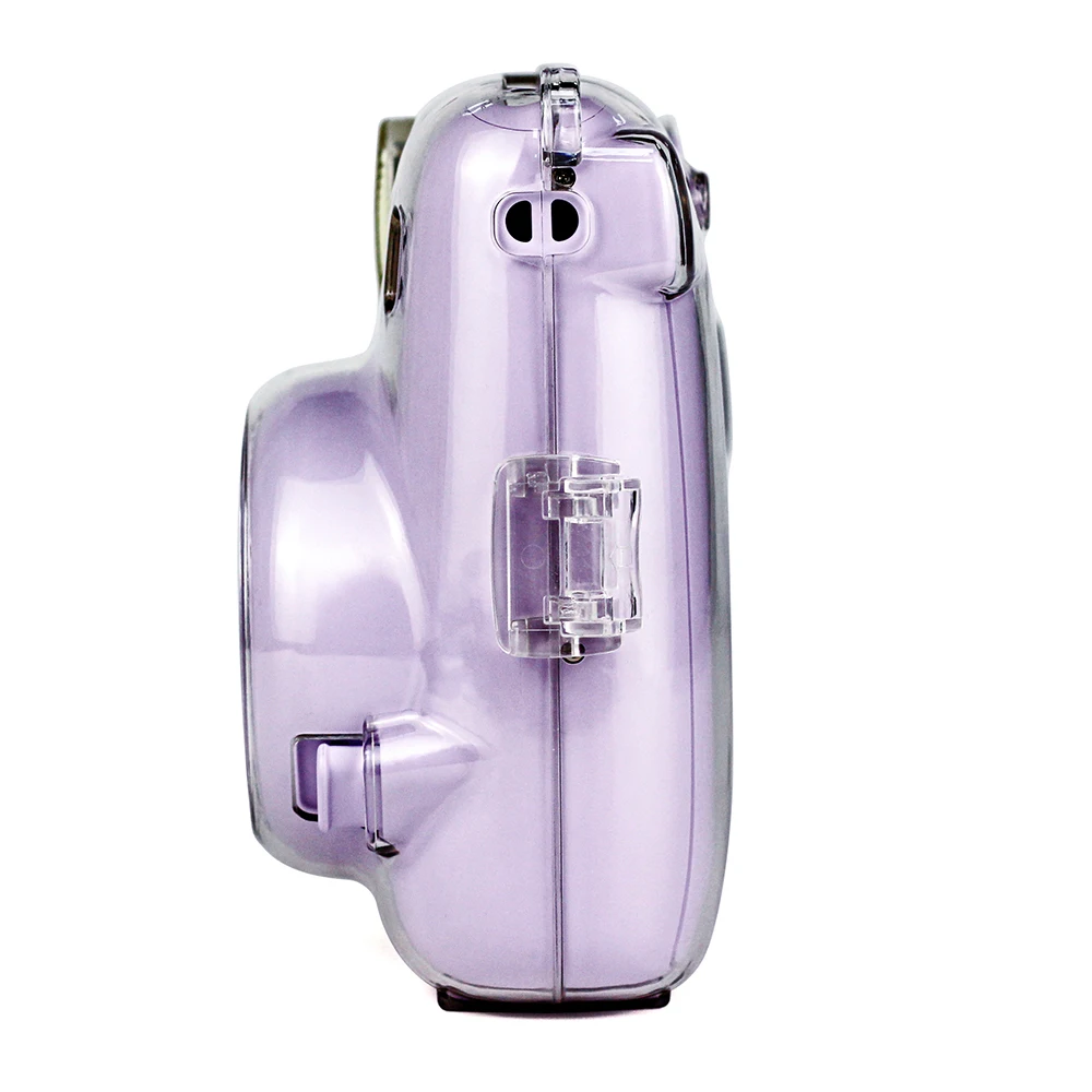 For Fujifilm Instax Mini 11 Instant Camera Transparent Instax Mini Carry Case Bag Crystal Hard Cover with Shoulder Strap image 6