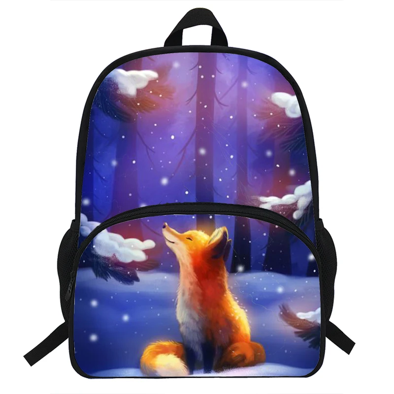 2017 16 Inch Mochila Infantil Fox In Hình Ba Lô Trẻ Em Bé Trai Trẻ Em Học Túi Dành Cho Thanh Thiếu Niên Túi Nữ