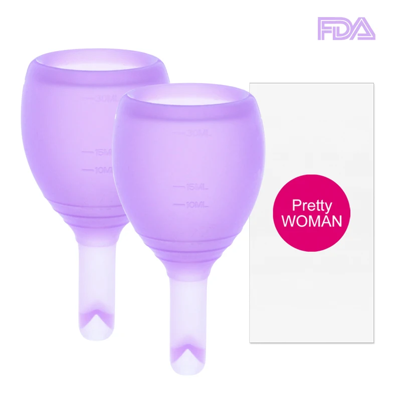 Women Menstrual Cup Lady Discharge Valve Menstrual Cup Medical Silicone Feminine Hygiene Cup For Lady Period Menstrual