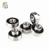 2/10pcs 608 2RS Bearing with Spacer ABEC-7 8X22X7 Longboard Skateboard Ball Bearings