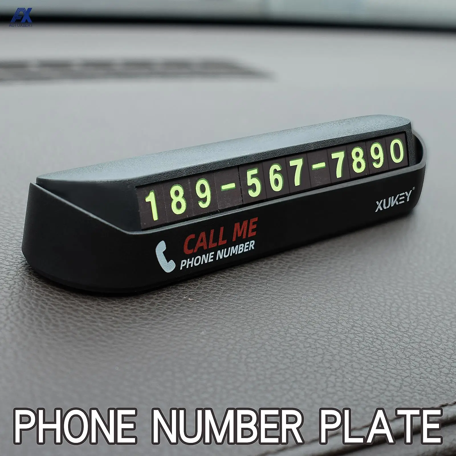 Car Styling Temporary Parking Card Phone Number Card Plate Telephone Number Car Park Stop Sticker Display Automobile Accessories