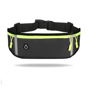 Riñonera ultrafina para hombre y mujer, bolsa deportiva para correr, impermeable, ideal para senderismo, acampada