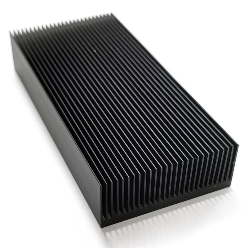 Durable Silver Aluminium Radiating Fin Cooling Heatsink 80X27X150MM for LED Power Transistor Electrical Radiator Chip