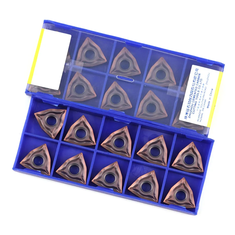 WNMG080404-EF YBG205 WNMG080408-EF YBG205 Tiện Bằng Máy CNC Biến Lưỡi Mạ PVD Carbide Lưỡi Dao Chịu Mài Mòn Bên Ngoài Dụng Cụ Quay Rau