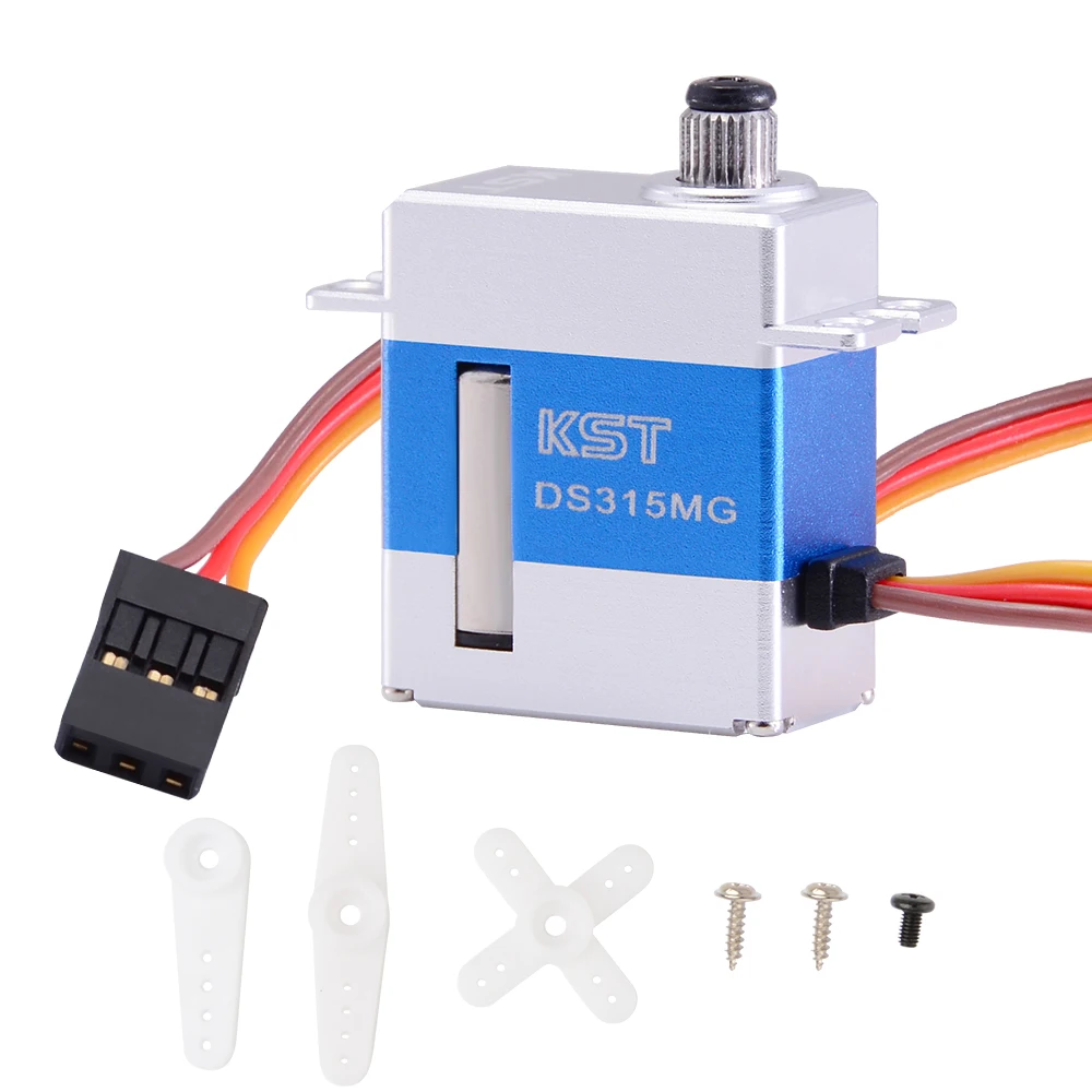 

KST DS315MG 8.4V 4.8kg 0.07sec Digital Metal Gear Mini Servo Motor For Per Drone UAV Elicottero Aereo RC Modelli