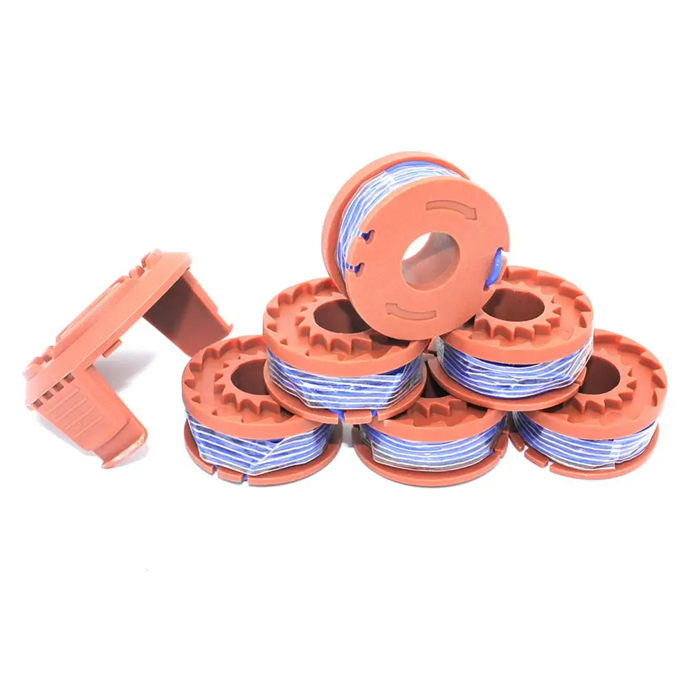 7PK Spools For Worx WG150 WG151 WG151.5 WG152 WG153 WG154 WG155 WG155.5 Weed Wacker Eater String Trimmer Replacement Spools Line