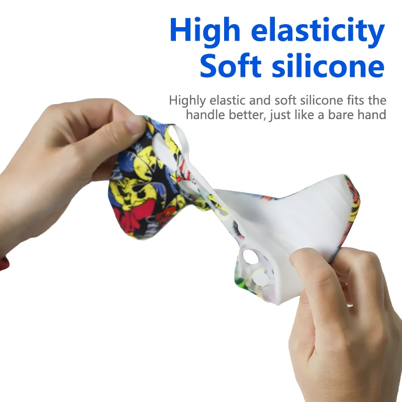 Für PS5 Silikon Controller Schutzhülle Camouflage Aquarell Fall Schutzhülle für PlayStation 5 Spiel Controller