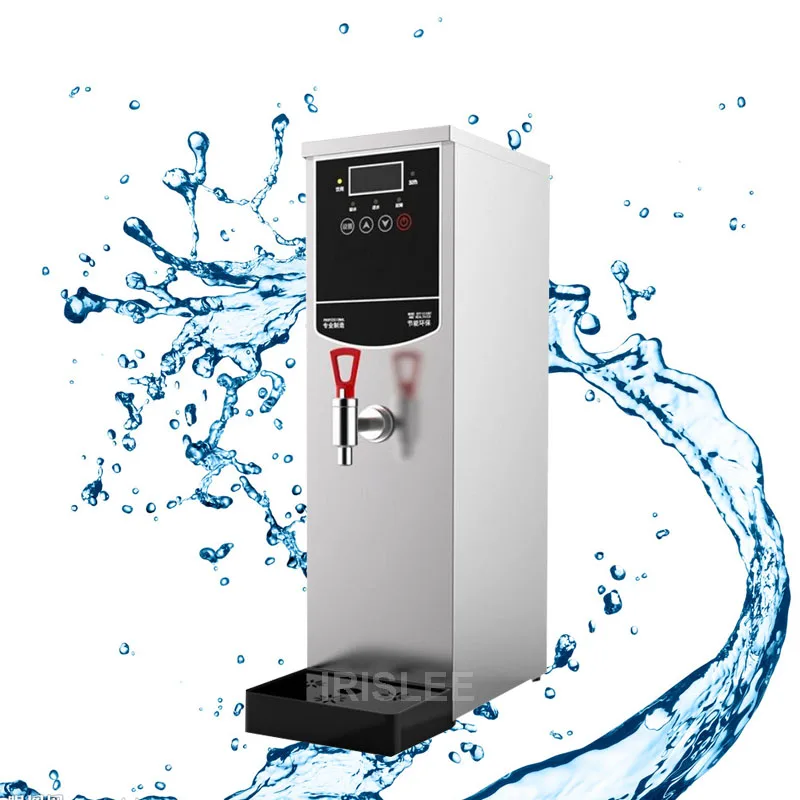 Commercial Hot Water dispenser 40L Water machine Stainless steel Water boiler for bubble tea shop 2000W 40L/H Desk type