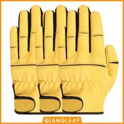 QIANGLEAF Brand New Safety Mechanic Working Glove Sheepskin Industrial Work Gloves Youth Worker Wholesale Free Shipping 550MY