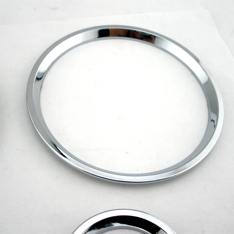 A set Plastic ABS Chrome Gauge Dial trim Dash Cluster Rings Dashboard surround For Vauxhall OPEL ASTRA G 98-2005