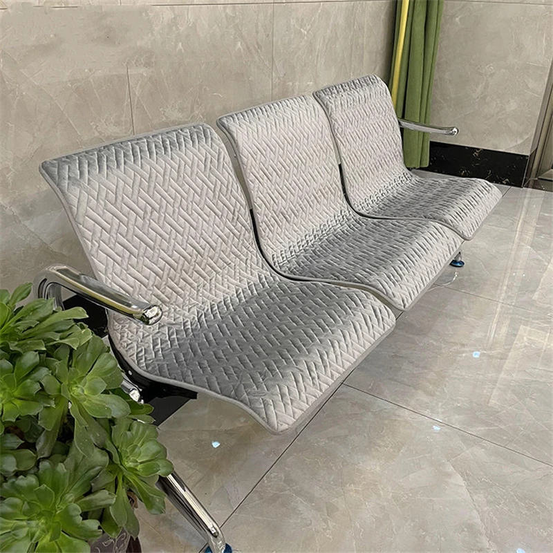 1 Pc Row Chair Cushion Chinese Style Thicken Plush Mat Hospital Bank Public Row Chair Pad Infusion Room Chair Cover Seat Cushion