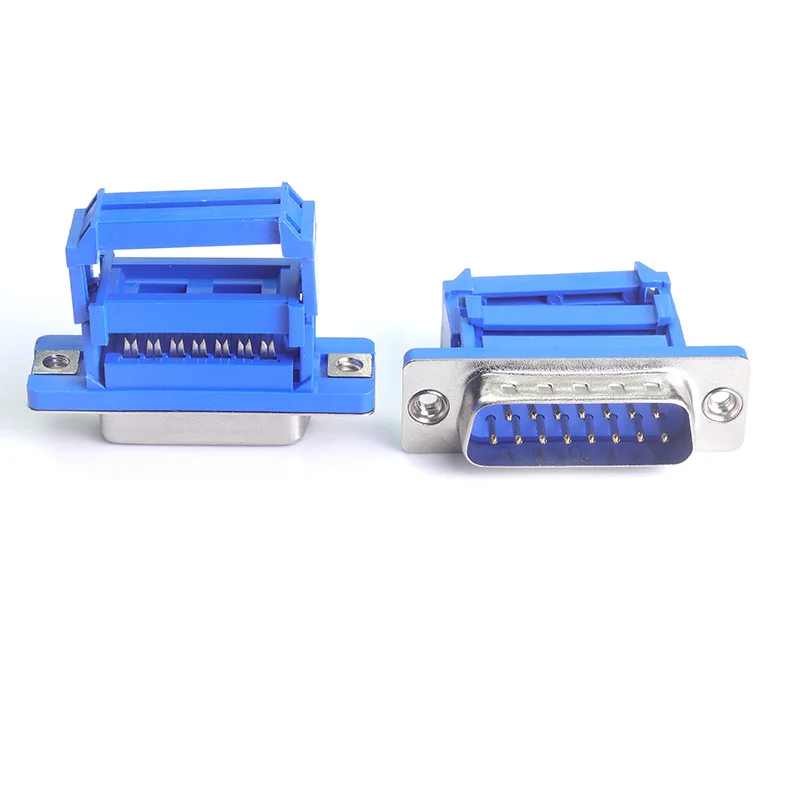 

DB15 Welding-free Male Plug Female Socket Pressure Line Type 2 Rows 15 Pin Serial Port Connector D-Sub 15 Adapters