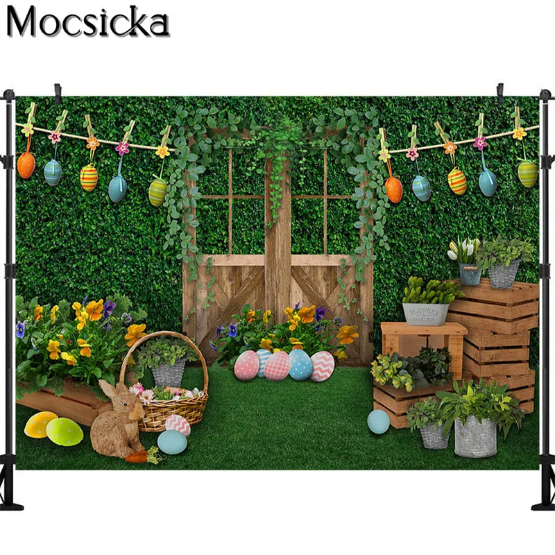 写真の背景,緑の草,ウサギ,ウサギ,卵,写真の装飾,ポートレート写真アクセサリー