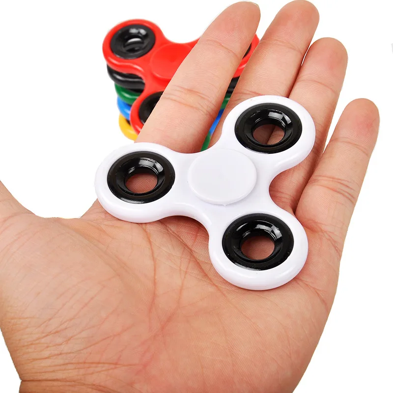 ABS Fidget Spinner  Spinner For Autism  Anti Stress Tri-Spinner High Quality Adult Kids Funny Toys