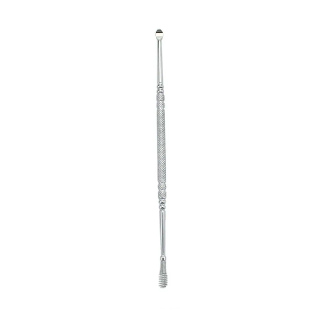 Portable Ear Spoon Double-headed Earpick Stick Ear Care Tools Ear Cleaner Spring ear picker Ear Curette Spiral Earwax Remover