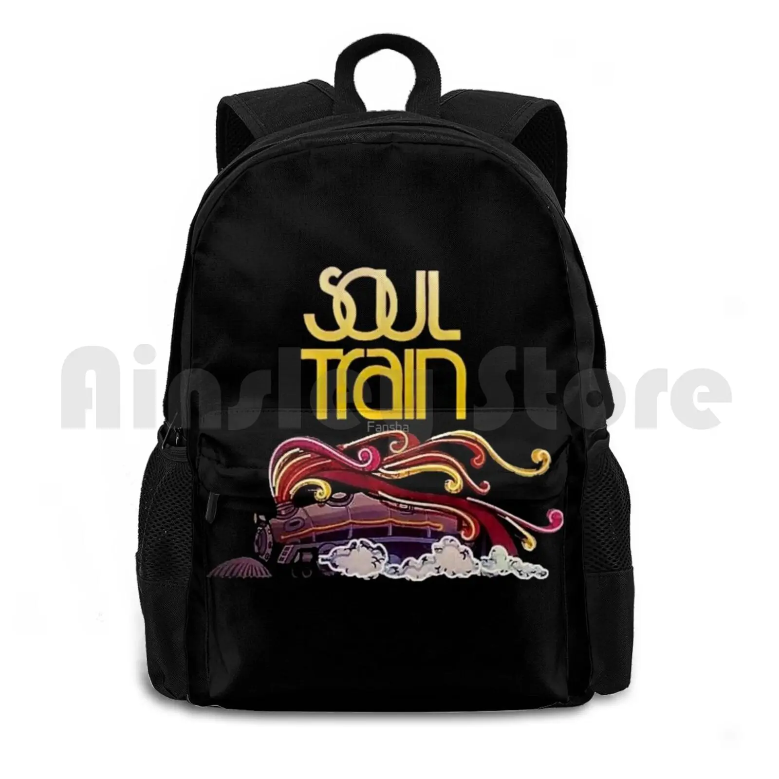 Soul Train Outdoor Hiking Backpack Waterproof Camping Travel Soul Train Music Vintage President Motown