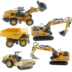 Metal Mini High simulation exquisite 1:60 scale alloy engineering vehicle toys,excavators,forklifts,road rollers,wholesale