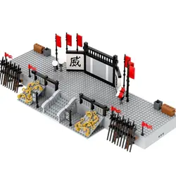 MOC Originate Building Blocks Figures Soldier Army Medieval Accessories Knives and Swords Weapon KidsTournament Platform Toys