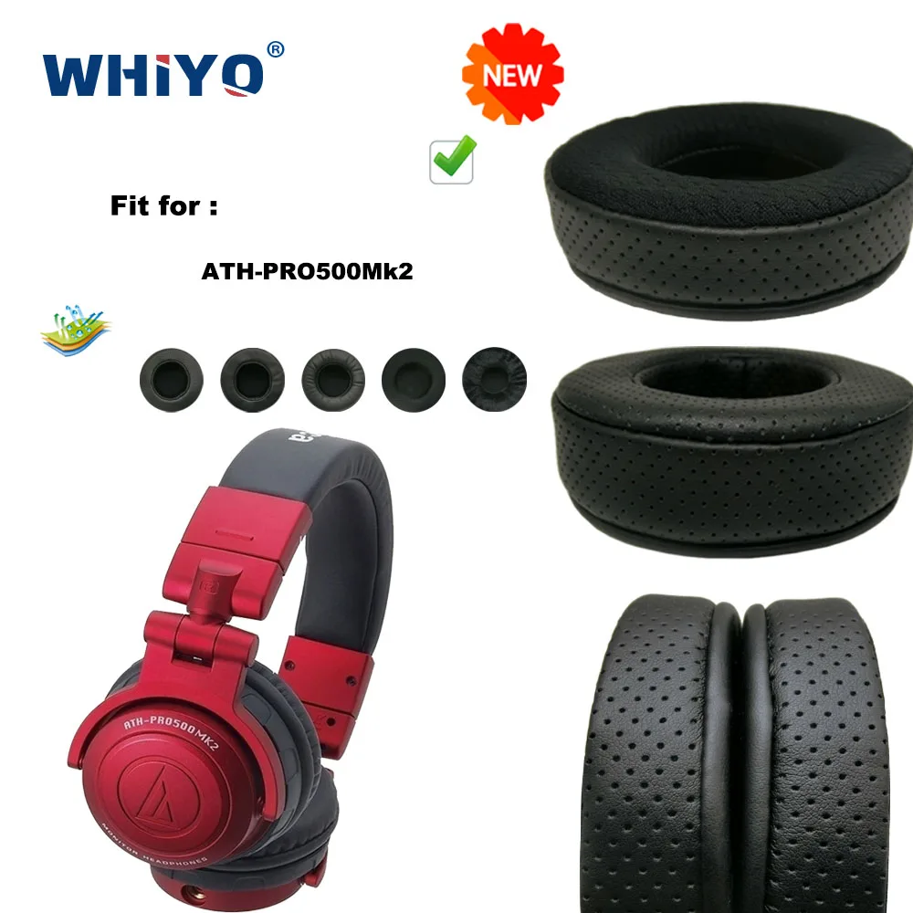 

New upgrade Replacement Ear Pads for ATH-PRO500Mk2 Headset Parts Leather Cushion Earmuff Headset Sleeve Cover