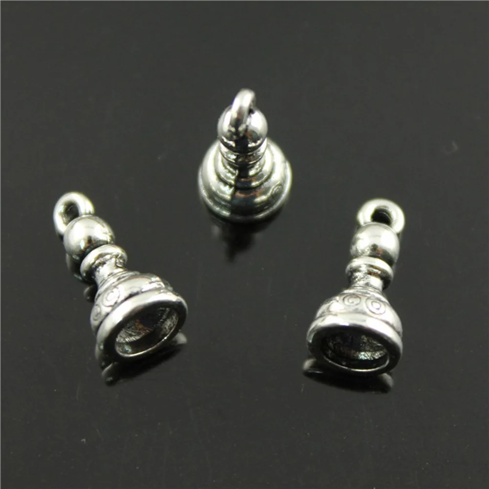 Hot 9pcs Chess Game Charms Pendants Diy Jewelry For Necklace Bracelet Making Accessaries