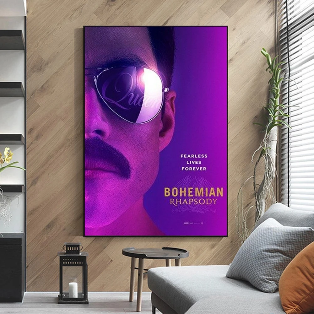 Bohemian Rhapsody Movie Poster Home Mural Decoration Canvas Picture Printing Gift (No Frame)