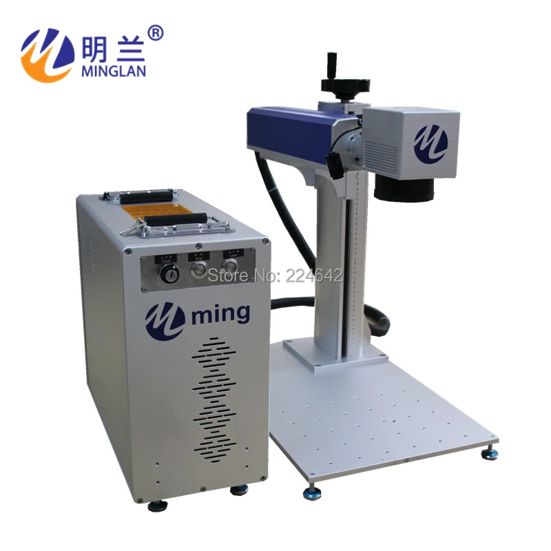 MLF-30W Fiber Laser Marking Machine on Metal Plastic