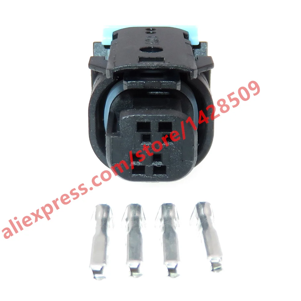 1Set 4 Pin Car External Handle Inductor Doorknob Cable Socket 1718109-1 3C0973704 Miniature Connector