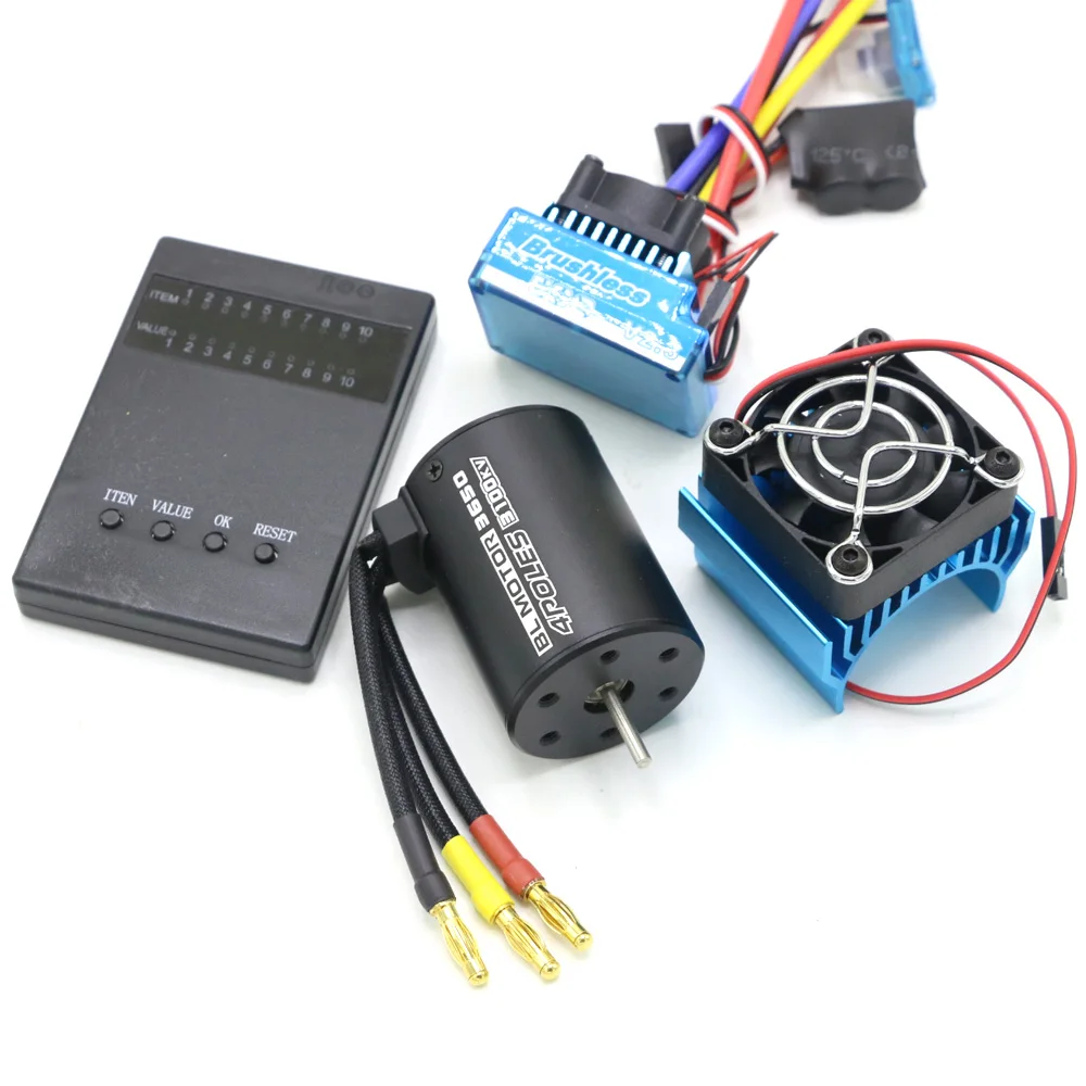 RC Motor 3650 3100KV / 3900KV / 4300KV / 5200KV Bürstenloser Motor & 45A 60A 80A 120A ESC Combo Set für 1:10 RC Auto RC Boot Teil – Detail 3