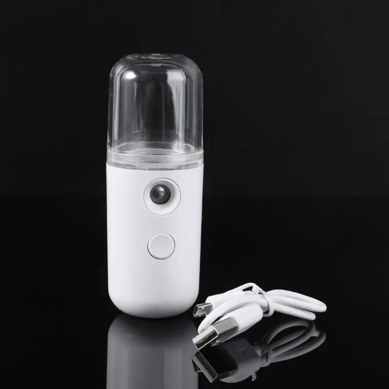 

Portable USB Rechargeable Nano Humidifier Cooling Mist Sprayer Nano Facial Steamer Beauty Device