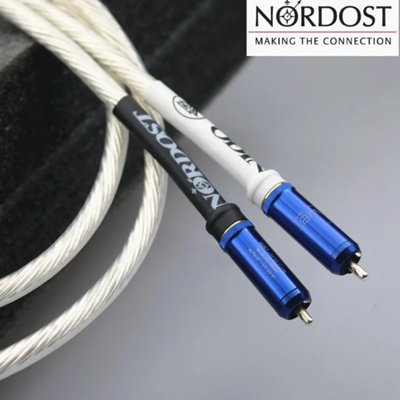 NORDOST ODIN 2nd generation flagship RCA  silver Platedaudio cable HIFI audio amplifier double lotus signal cable