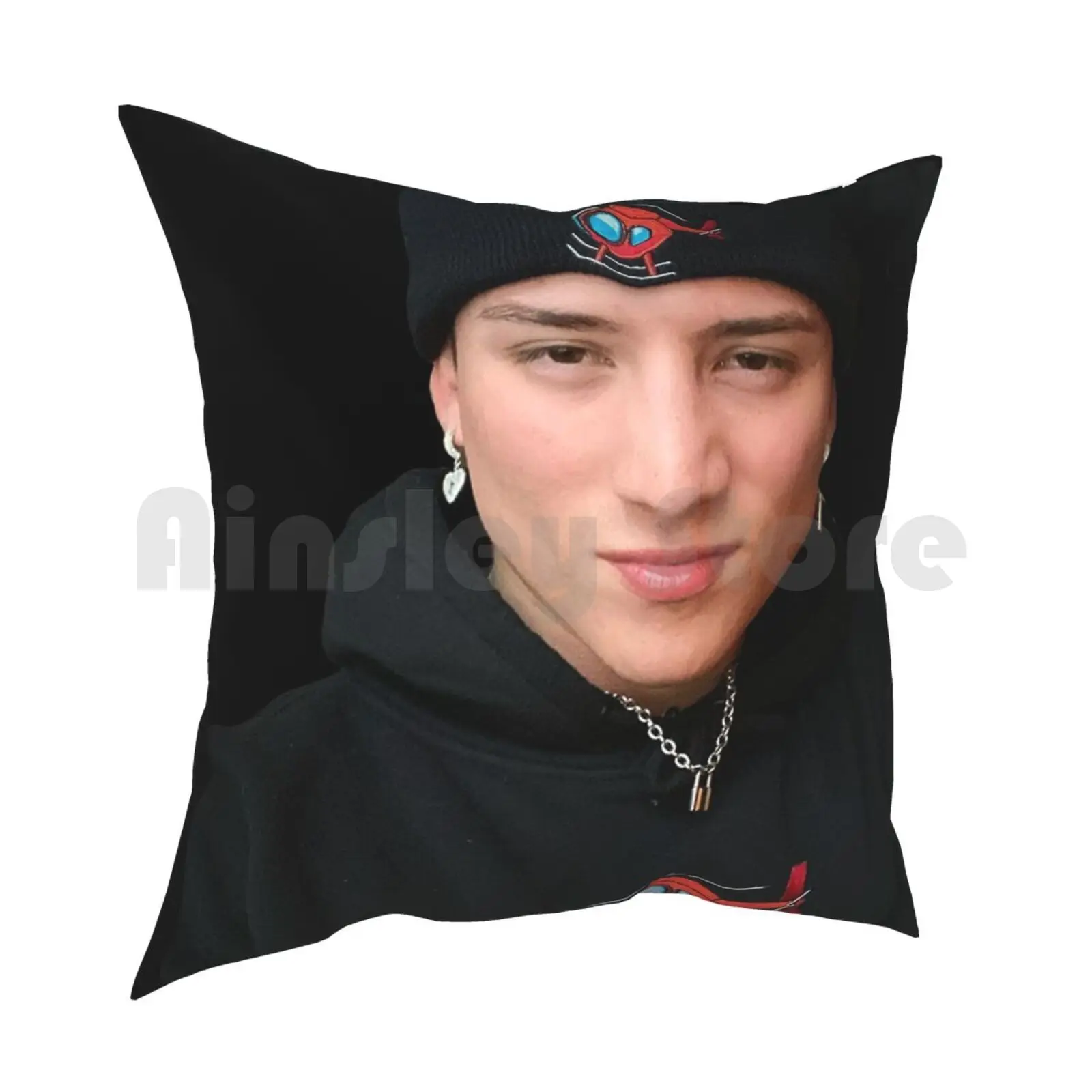 Tony Lopez Pillow Case Printed Home Soft Throw Pillow Tony Tony Lopez House La Sway Swayla Tok Ondrea Leaked Helicopter