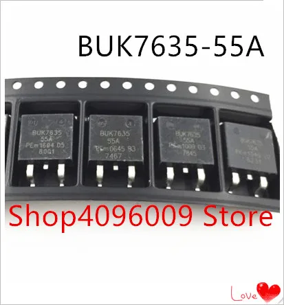 ใหม่ 10 ชิ้น/ล็อต BUK7635-55A BUK7635 55A TO-263
