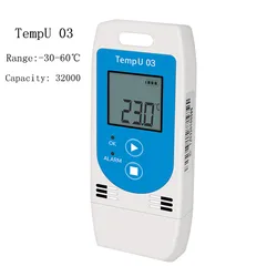 USB Temperature Humidity Data Logger With 32000 Points Recorder Capacity Reusable RH TEMP Data Logger Recording Meter