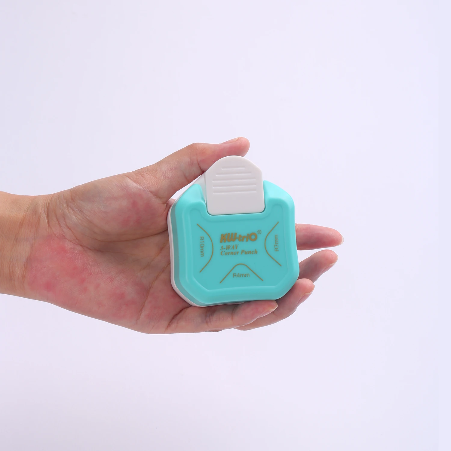 3-In-1 Mini Ecke Trimmer Ecke Allrounder Punch R4/R7/R10mm Runde Ecke Trimmer Cutter für Karte Foto Papier Laminieren Beutel