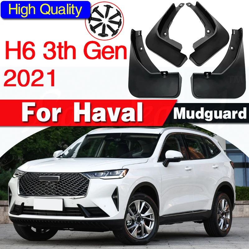 

Car Mudguards Front Rear Mudflaps Mud Flap Splash Guard Fender Flares For Great Wall Haval Hover H6 2021 3TH ALL NEW Accessories