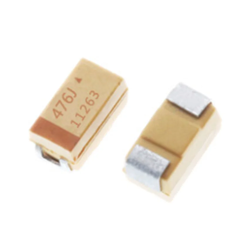 10PCS!!! ของแท้ Patch Tantalum Capacitor 3216A 6.3V 47UF ± 10% TAJA476K006RNJ 1206