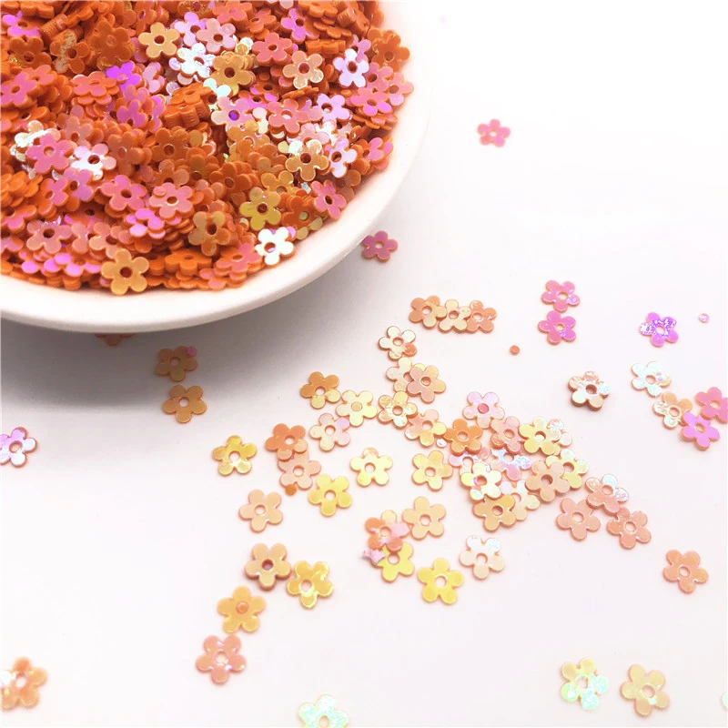 5mm plum sequins children\'s manual DIY materials clothing accessories hand-stitched beads piece flashing clothing accessories