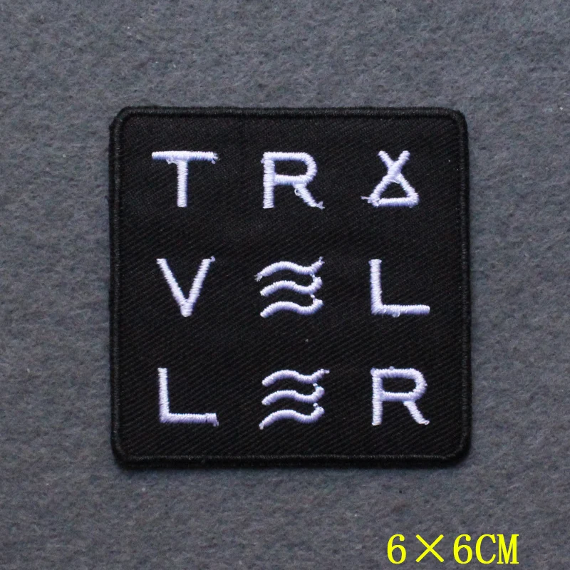 Iron on Patch Viking Patch Embroidered Patches On Clothes Runes Badges Patches For Clothing DIY Punk Clothes Stripes Decor