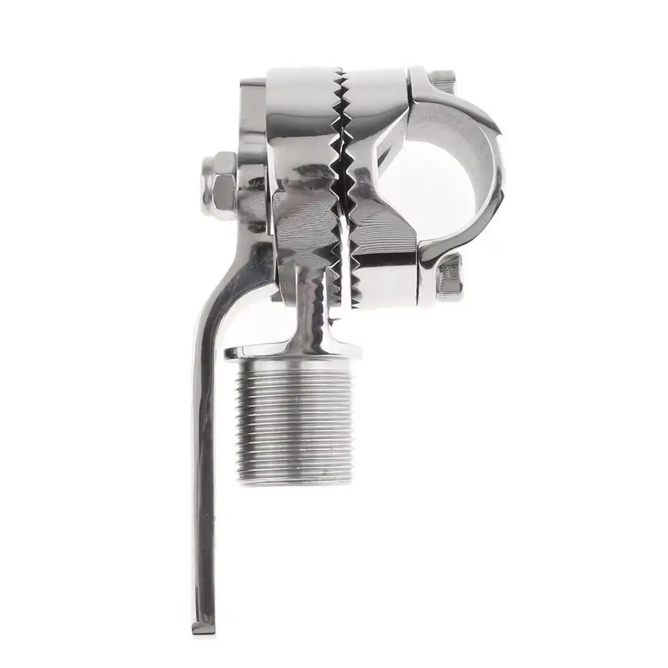 25mm Antenna Ratchet Mount Dual Adjustable Base VHF Antenna Ratchet Mount 316 Stainless Steel