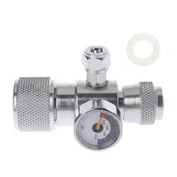 CO2 Pressure Gauge JIS m22-14 Regulator Manometer Over 1500PSI Cylinder Reducer Dropshipping