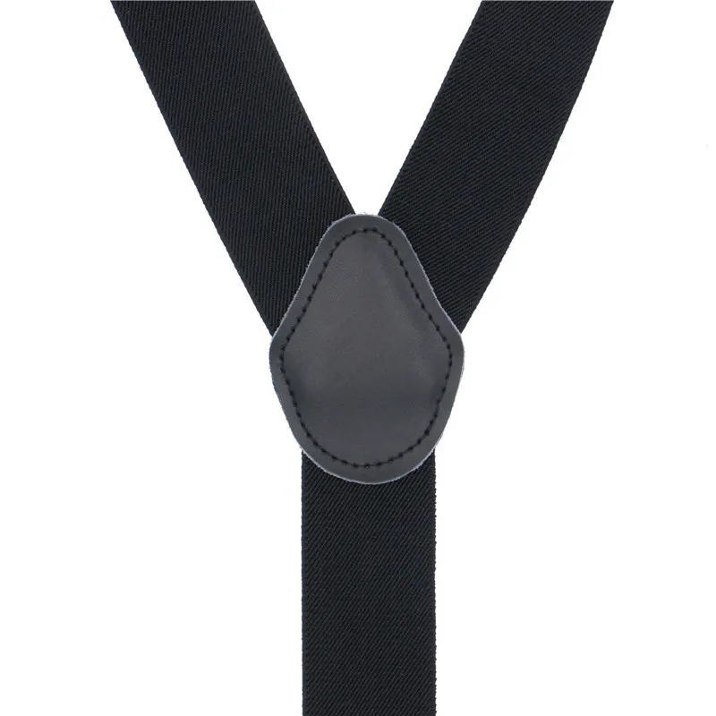 Multi Pattern grid Men's suspenders casual Fashion braces High quality leather suspenders Adjustable 6 clip Belt Strap