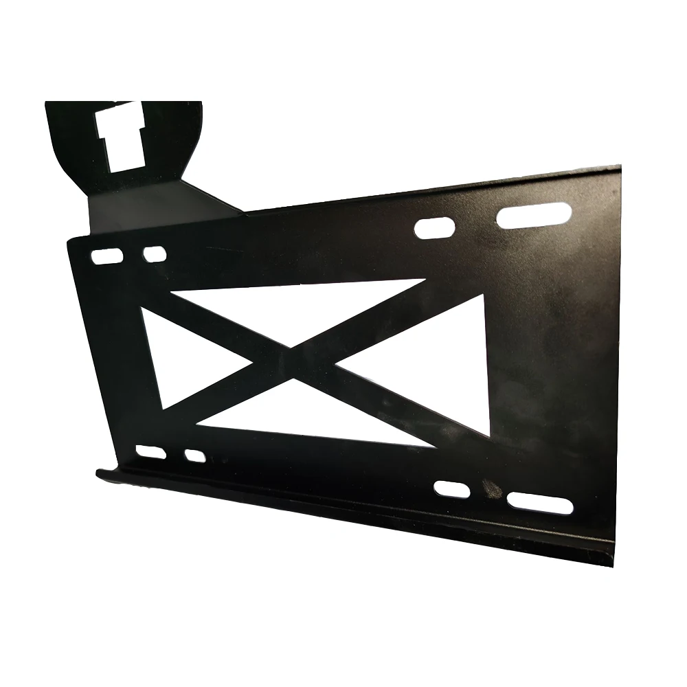 Black Rear License Plate Frame for Jeep Wrangler JL US Version LANTSUN JL1247