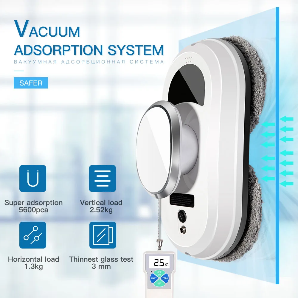 

Vacuum Cleaner Robot Window Vacuum Cleaner Remote Control For Home Window Cleaner Robot